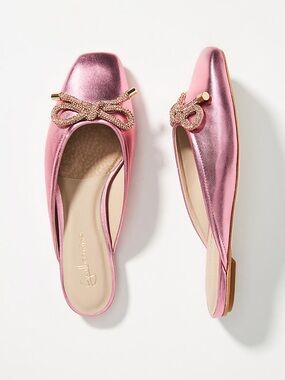 Anthropology GUILHERMINA ‘Ballet Mules In Pink’
